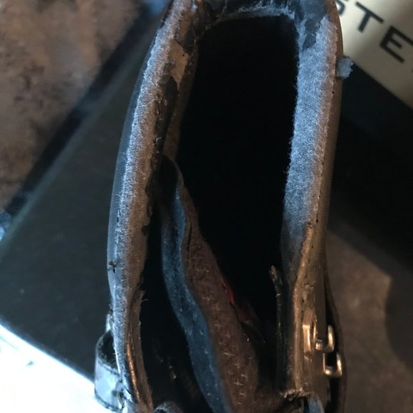 Good Condition Harley Davidson Black Lace-up Boot - Picture 4 of 5